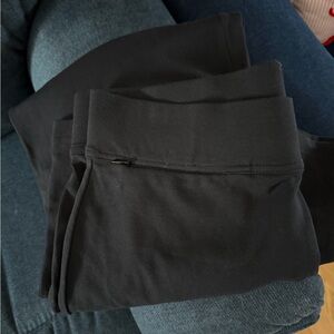 Lands End -Starfish Wide-leg Pull on Pants - Black-Petite Medium-NWOT